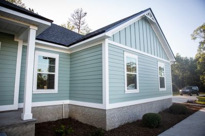 Renovated Exterior with New Siding
